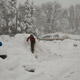climbing snow banks