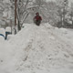 climbing snow banks
