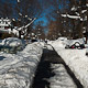 street dug out by shovels